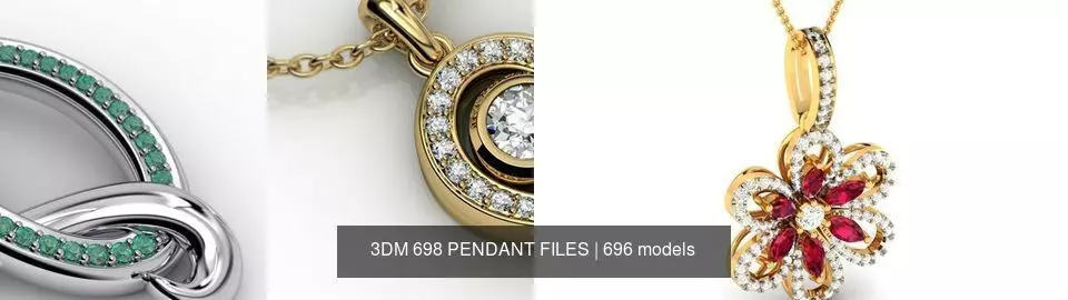 3DM 698 PENDANT FILES 3D Model Collection_4