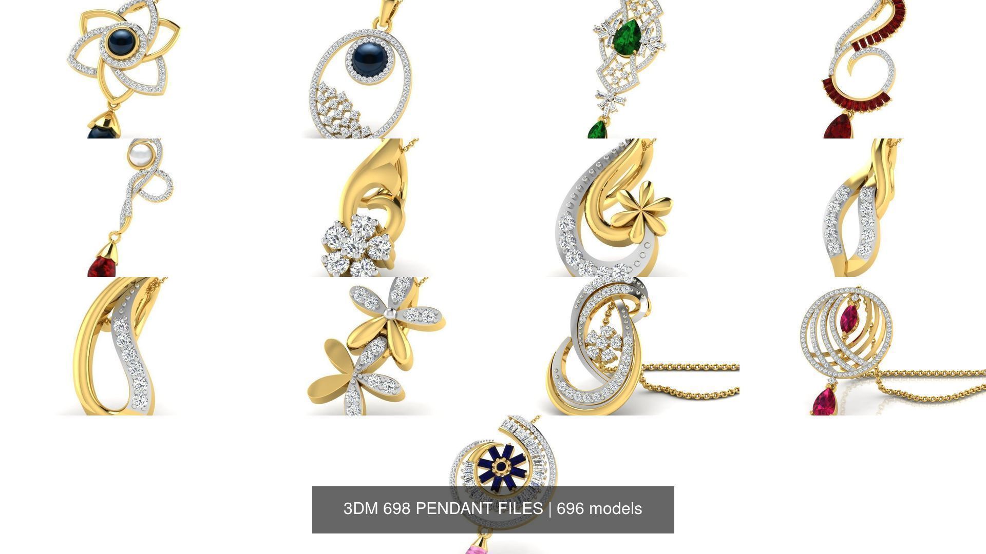 3DM 698 PENDANT FILES 3D Model Collection_218