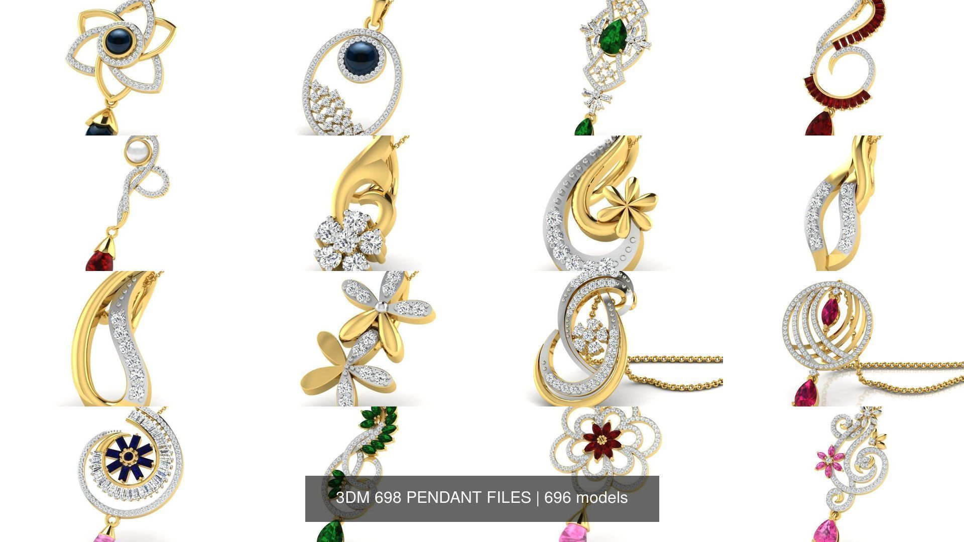 3DM 698 PENDANT FILES 3D Model Collection_220