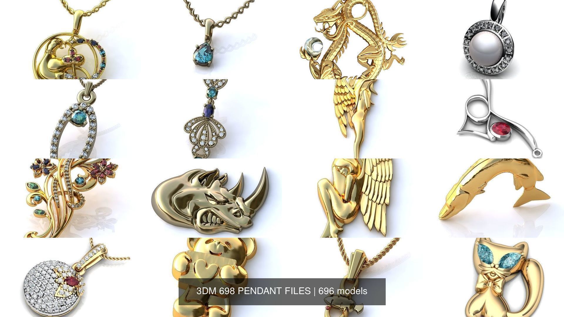 3DM 698 PENDANT FILES 3D Model Collection_267