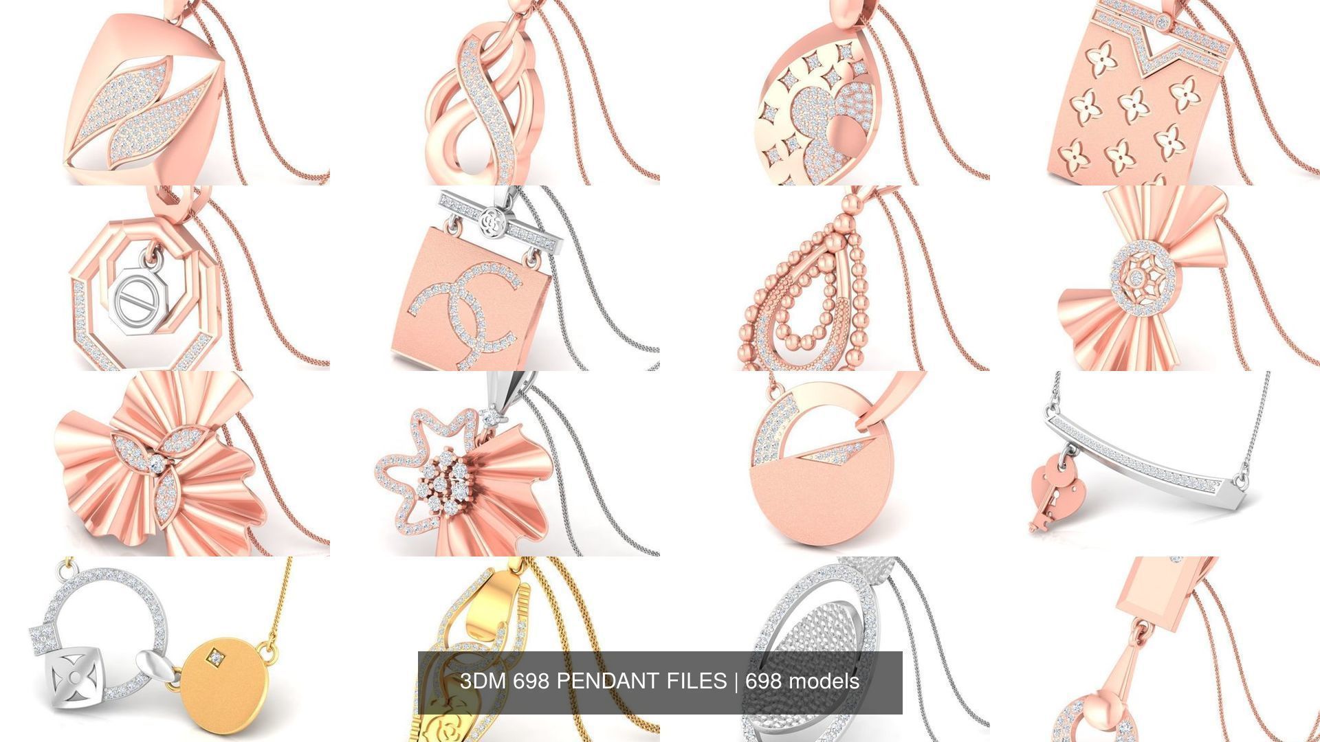 3DM 698 PENDANT FILES 3D Model Collection_32