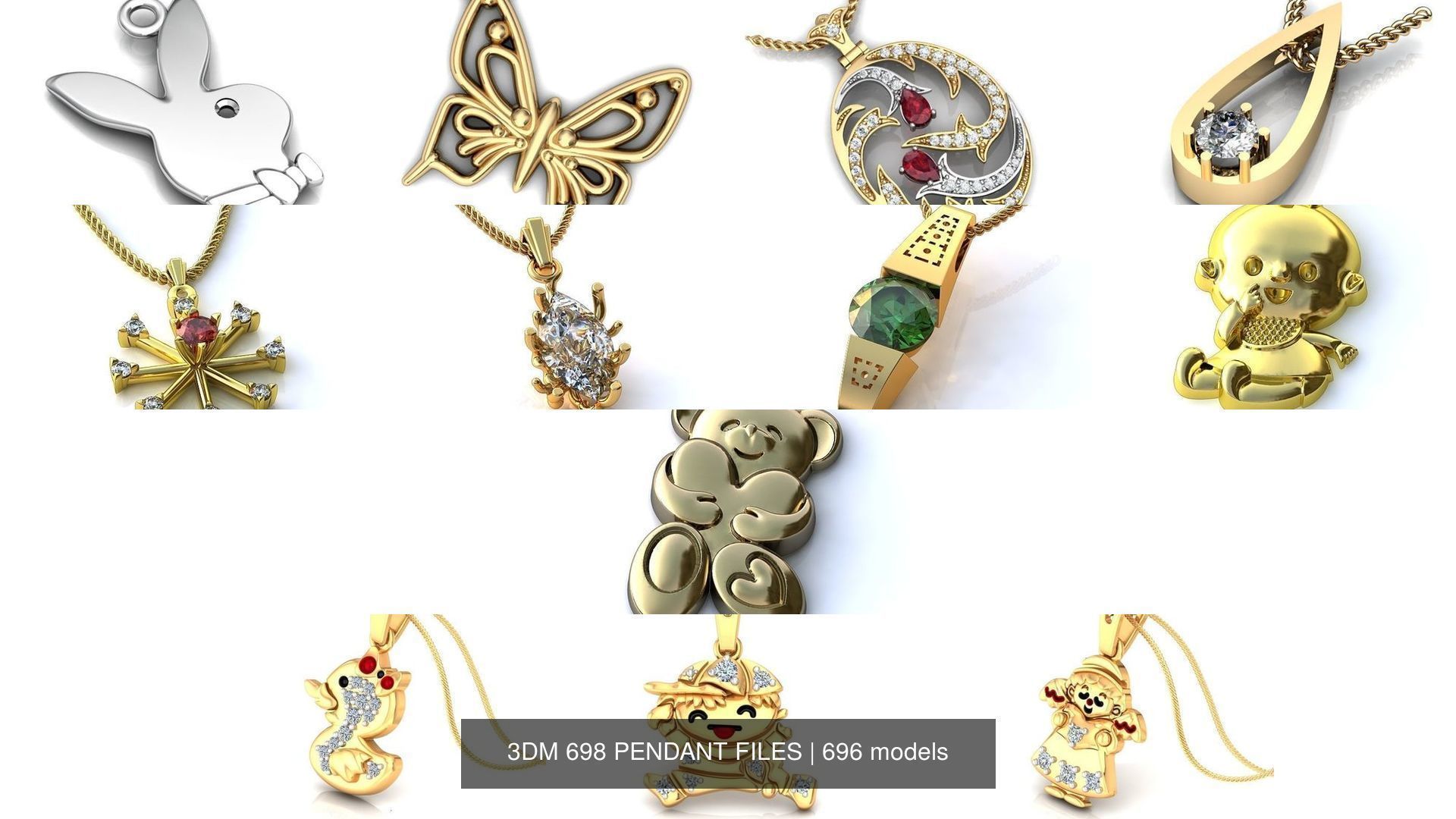 3DM 698 PENDANT FILES 3D Model Collection_275