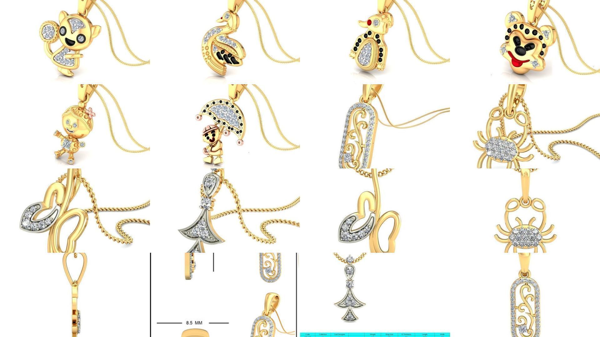 3DM 698 PENDANT FILES 3D Model Collection_285