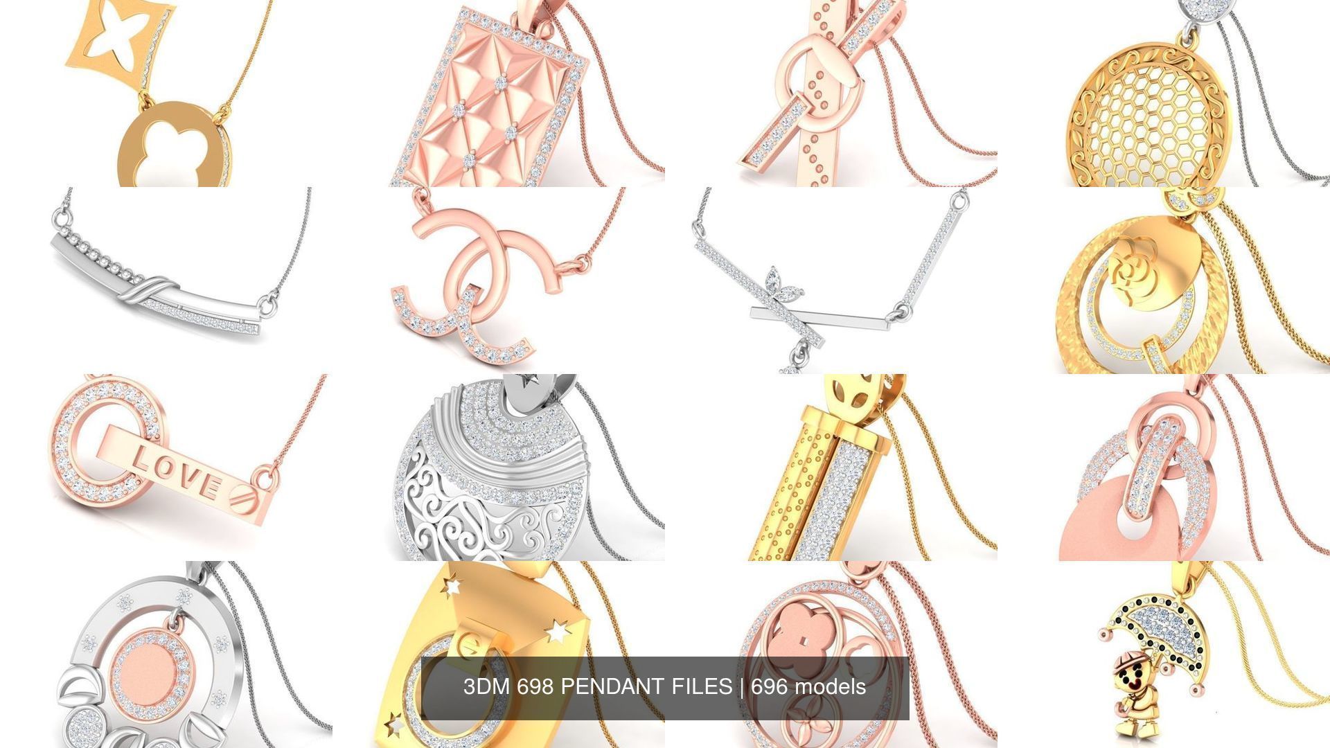 3DM 698 PENDANT FILES 3D Model Collection_41