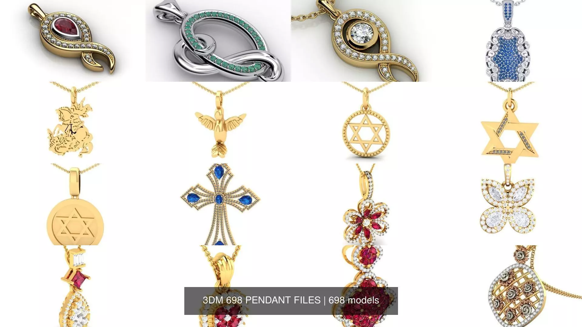 3DM 698 PENDANT FILES 3D Model Collection_0