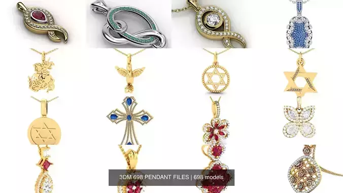 3DM 698 PENDANT FILES 3D Model Collection
