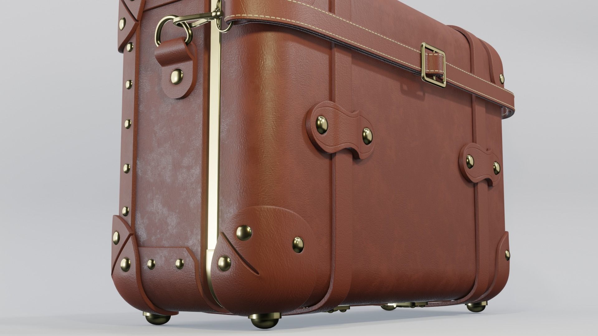 Steamline Pioneer Brown Vanity 3D model_3