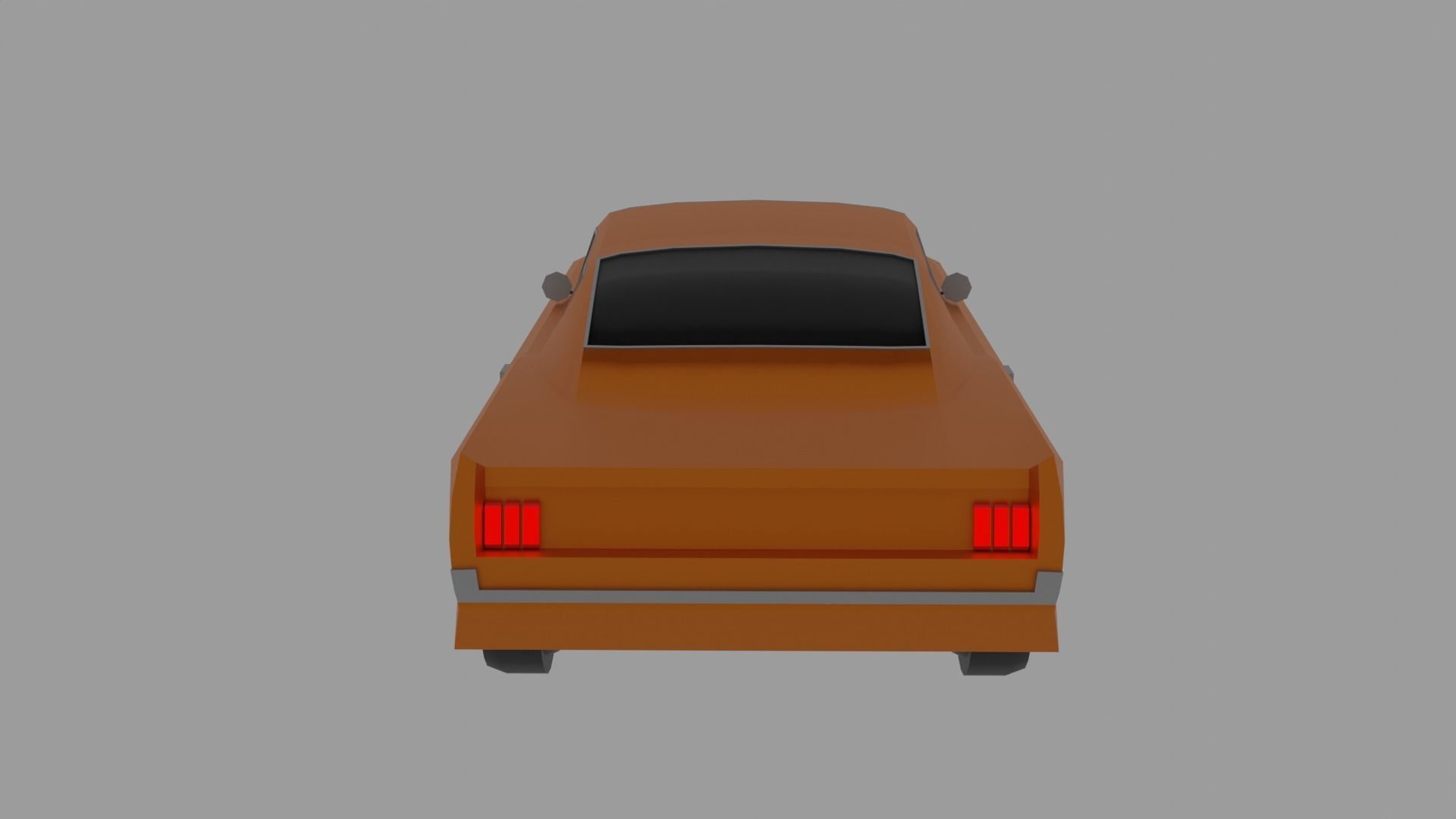 Low Poly Car Mustang Low Poly Vehicle Pack GameReady 3D Model Low-poly 3D model_5