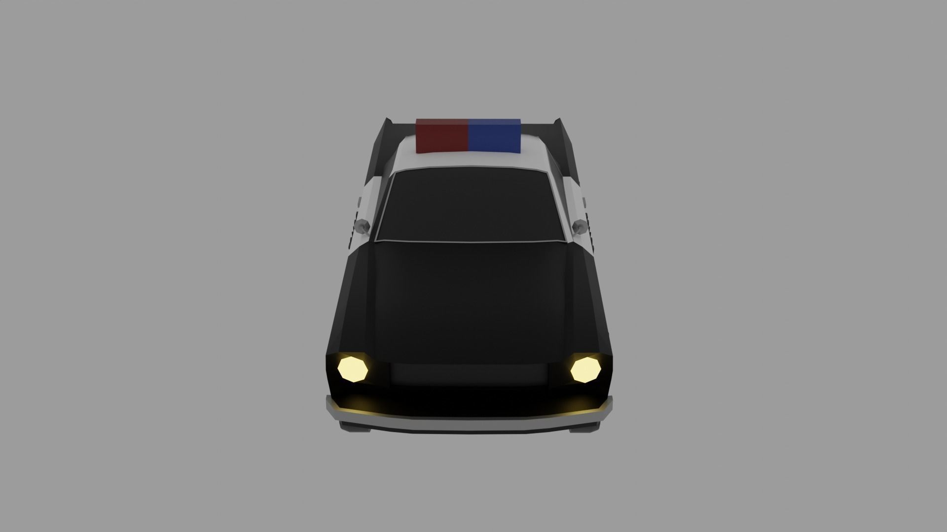 Low Poly Car Mustang Low Poly Vehicle Pack GameReady 3D Model Low-poly 3D model_13