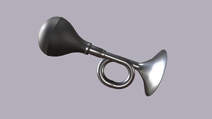 Air Horn Low-poly 3D model 2