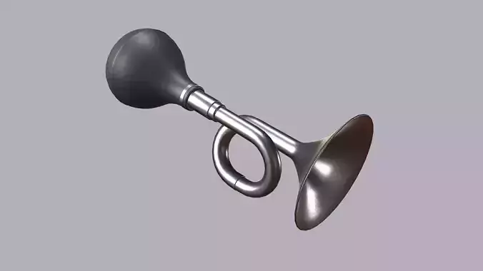Air Horn Low-poly 3D model
