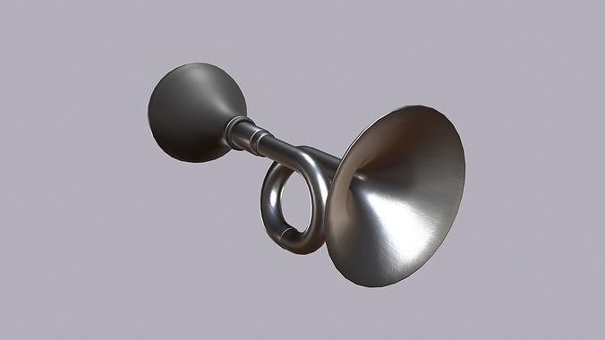 Air Horn Low-poly 3D model 4
