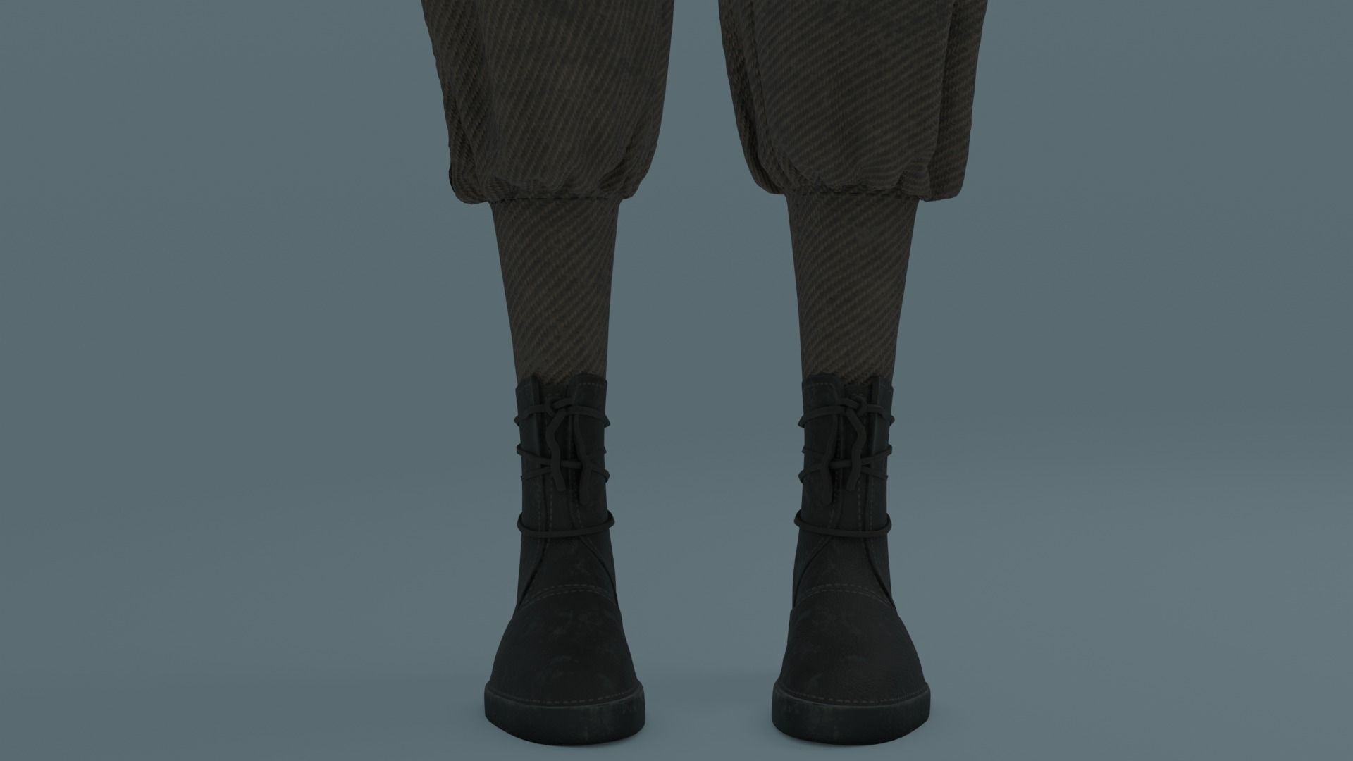 Viking Low-poly 3D model_4