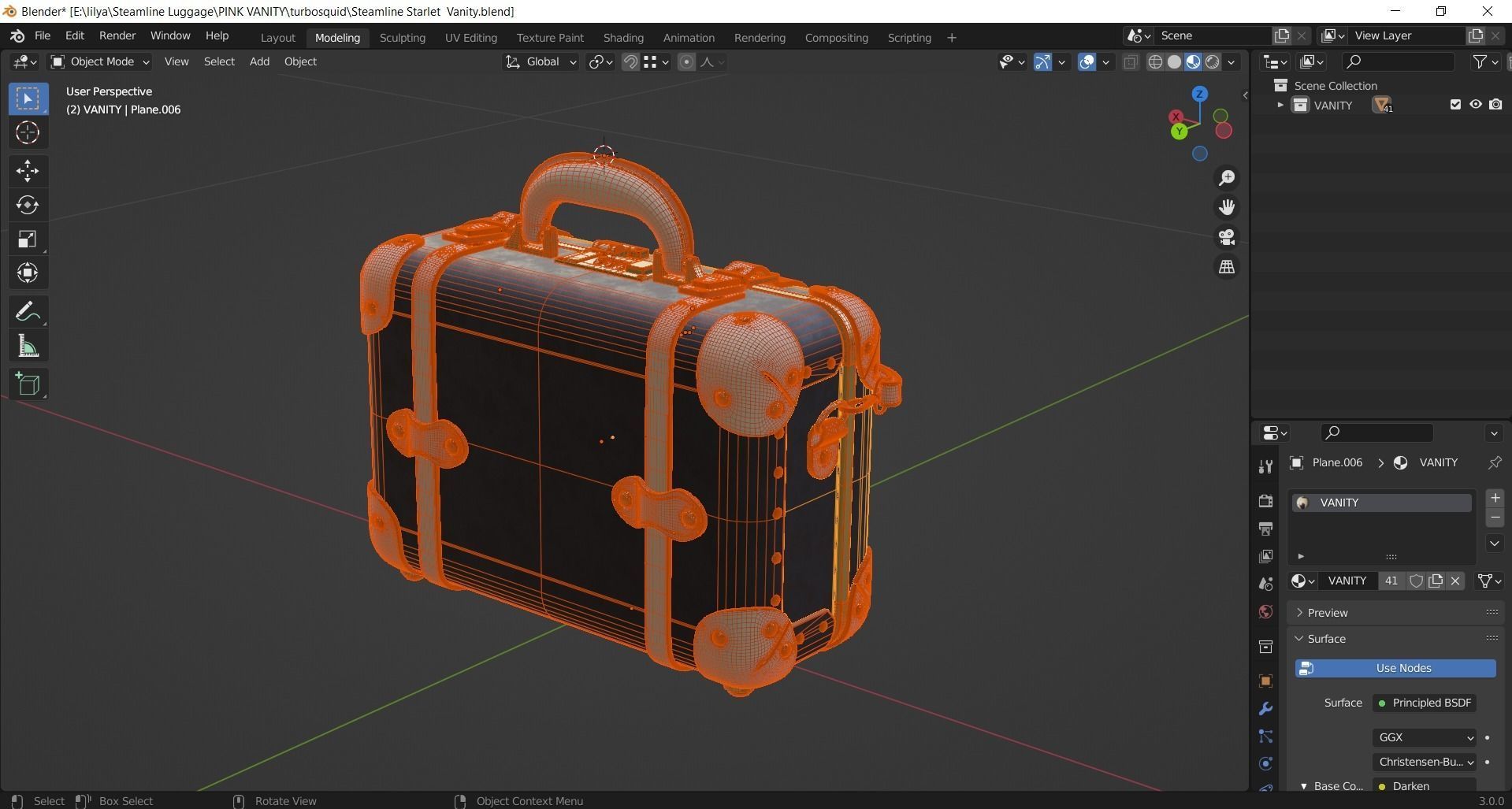 Steamline Starlet Vanity 3D model_13