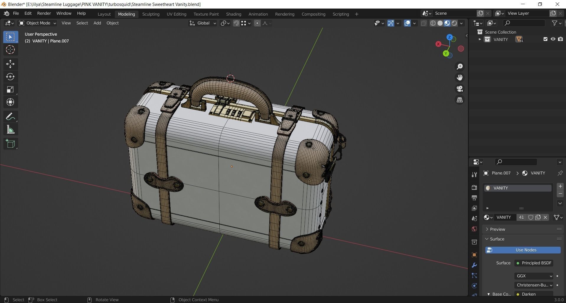 Steamline Sweetheart Vanity 3D model_13