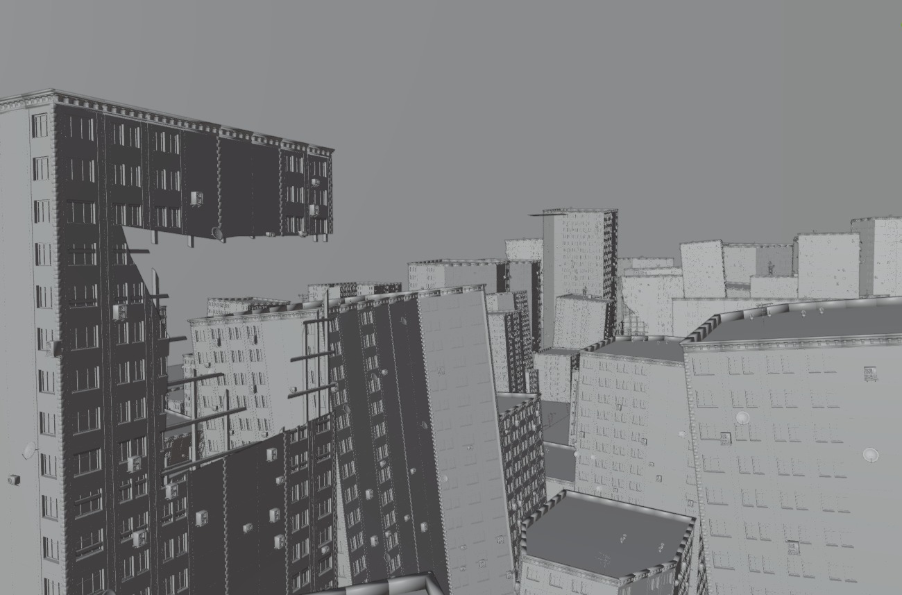 destroyed city-realistic 3D model_17