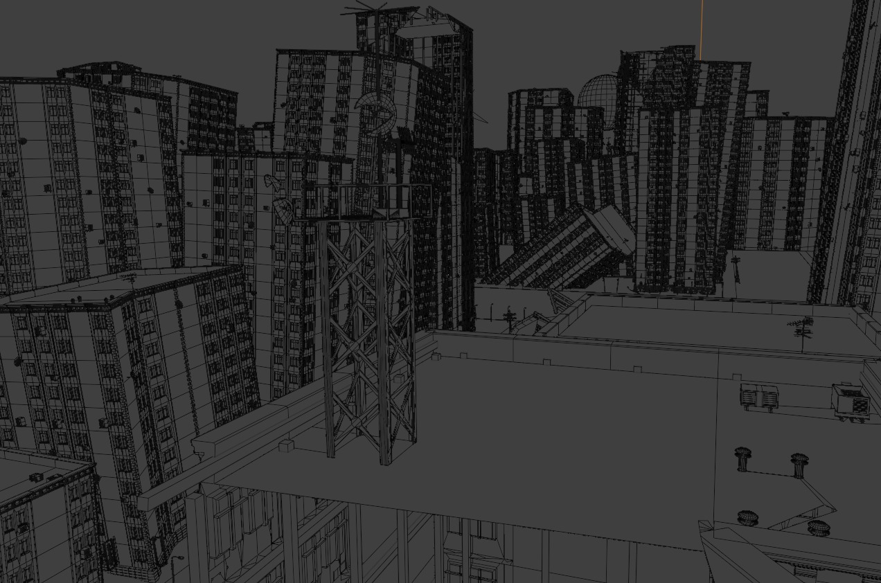 destroyed city-realistic 3D model_26