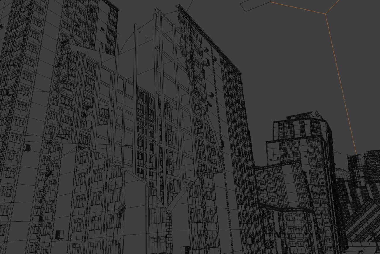 destroyed city-realistic 3D model_24