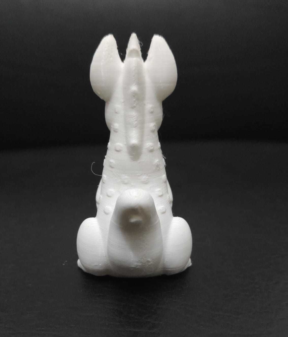 Stylized Hyena 3D print model_9