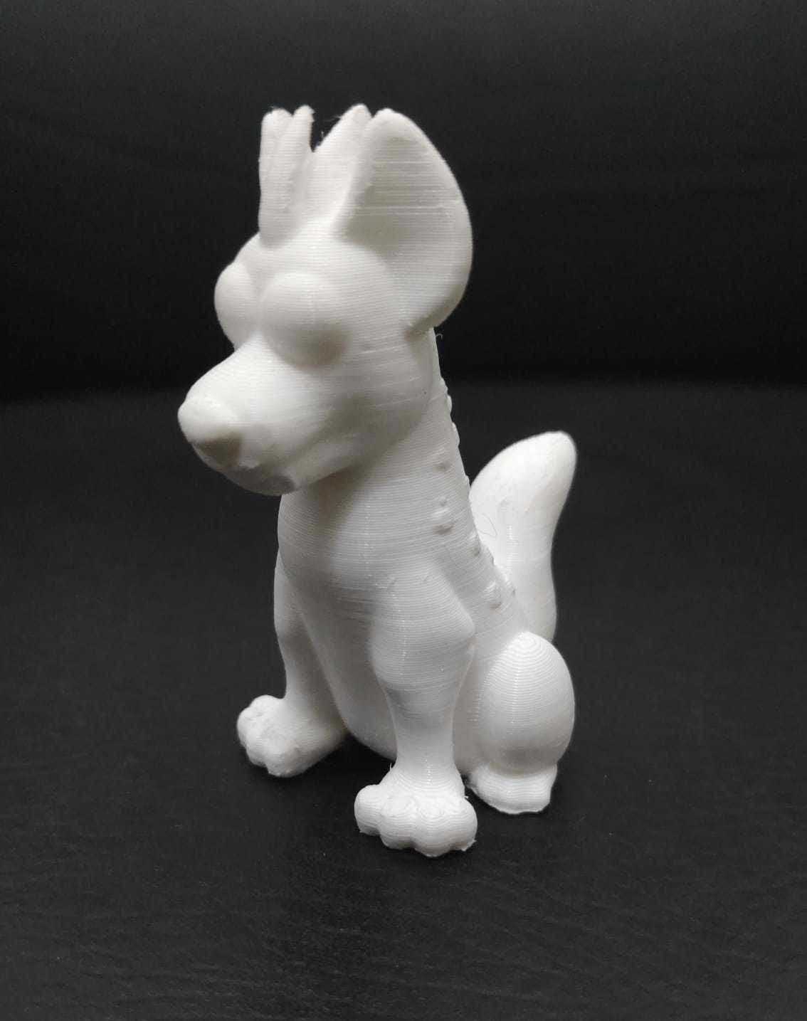 Stylized Hyena 3D print model_5