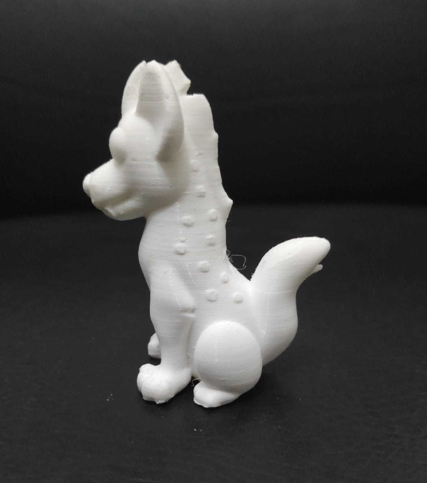 Stylized Hyena 3D print model_6