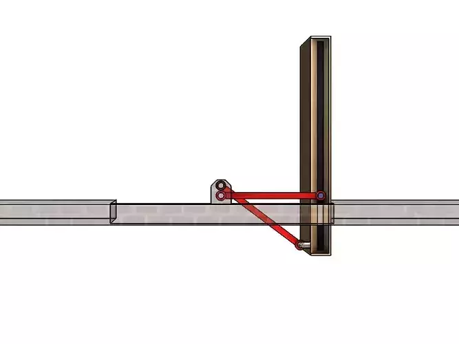 Door Linkage Mechanism  3D print model