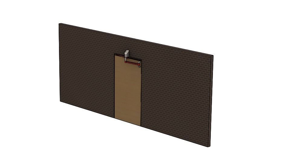 Door Linkage Mechanism 3D print model_8