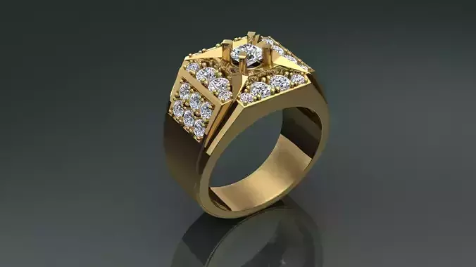 Ring Men D12 3D print model