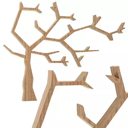 Modern Wood Vertical Bookcas