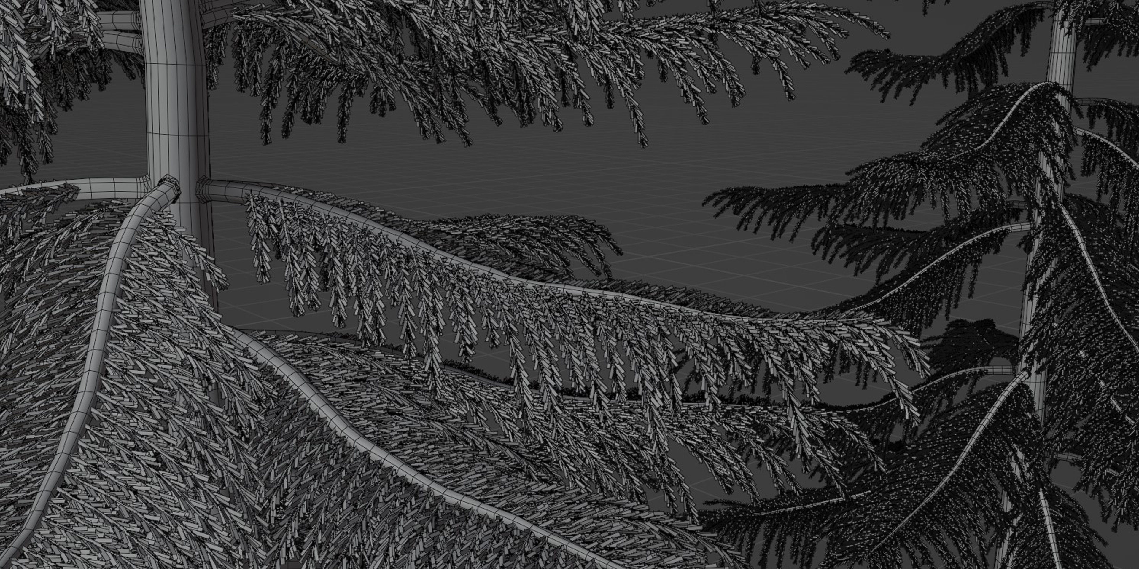 Norfolk Island pine vol 36-Blender 3D model_7