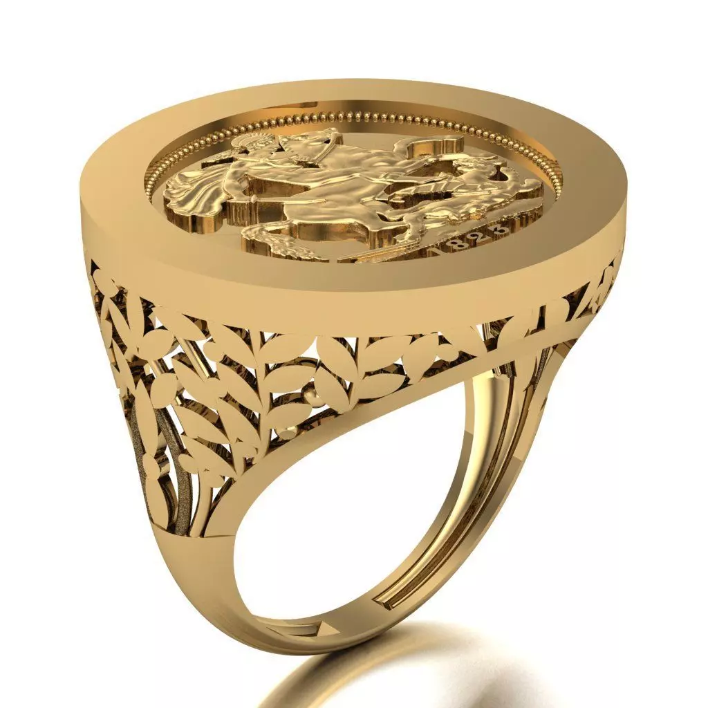 Lira Ring 076 3D print model