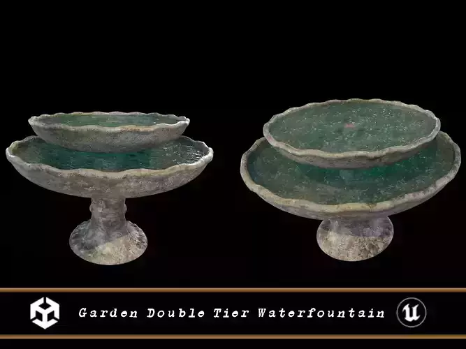 Garden Double Tier Waterfountain