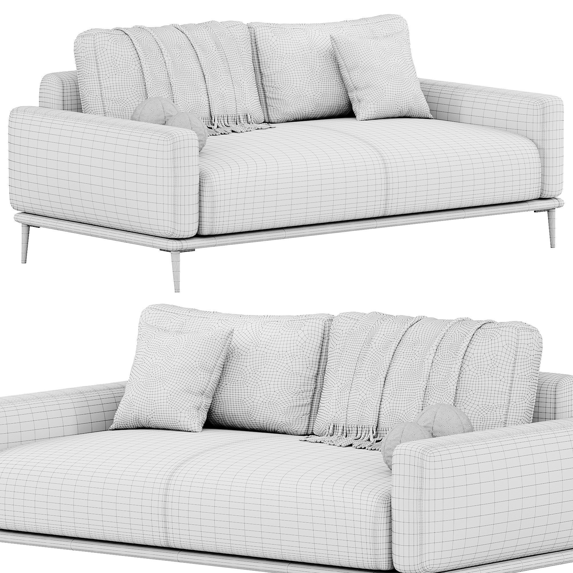 ALFIL Sofa By Lebom 3D model_4