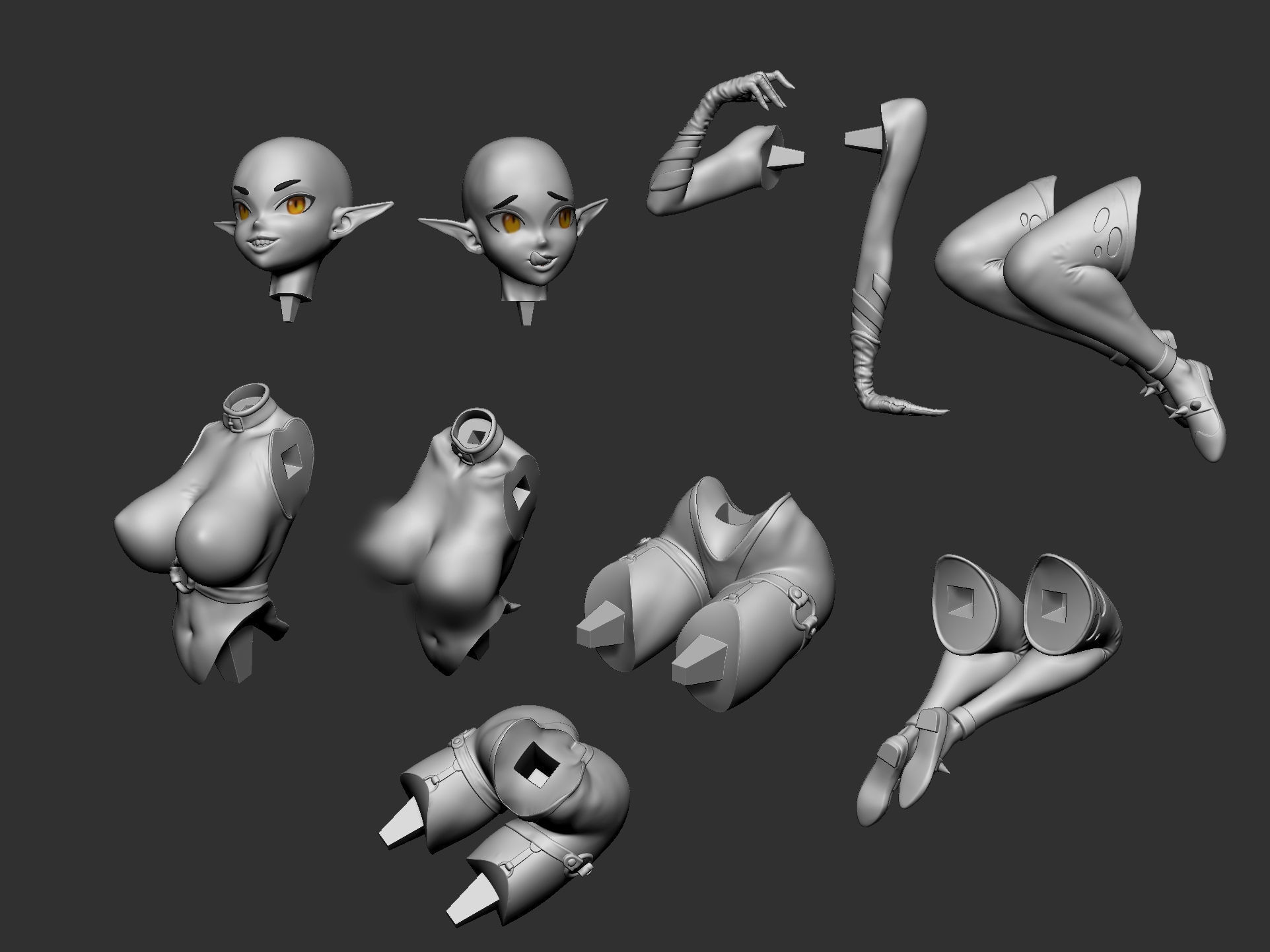 Boba Demon - 3d print model 3D print model_8