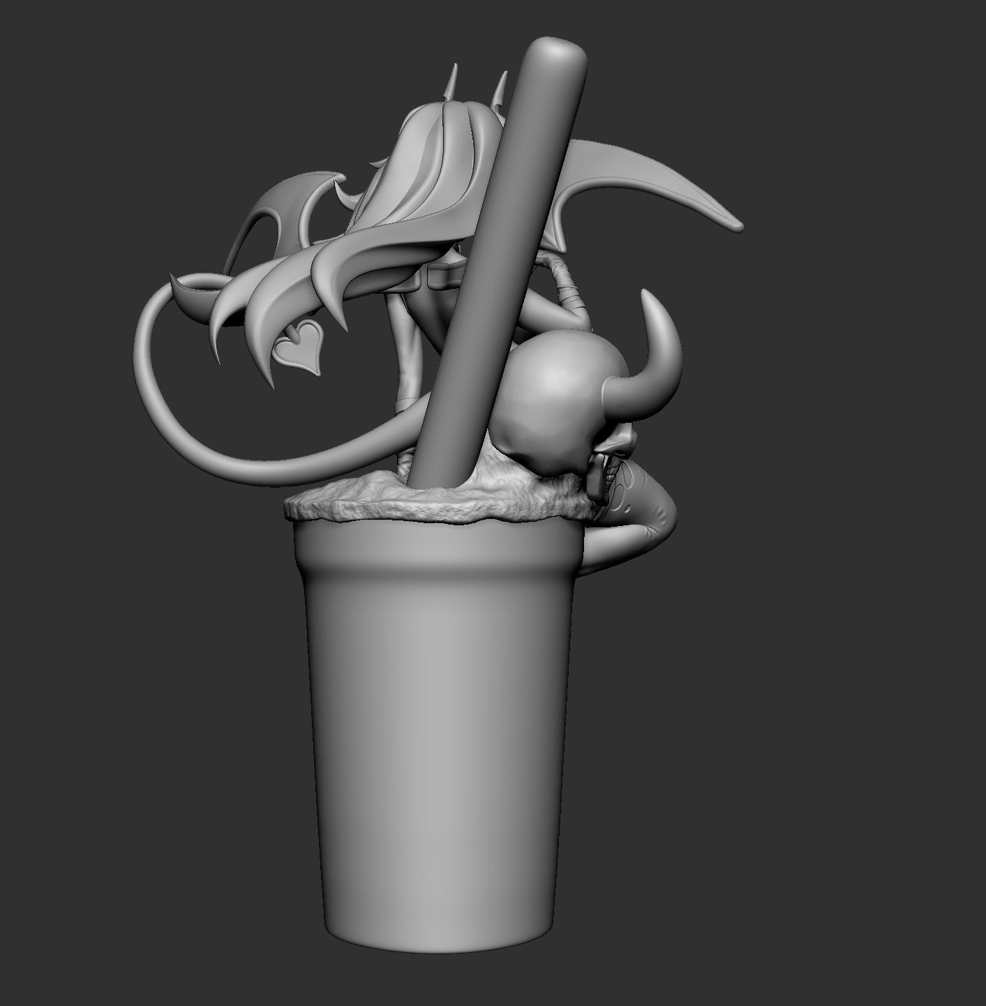 Boba Demon - 3d print model 3D print model_5