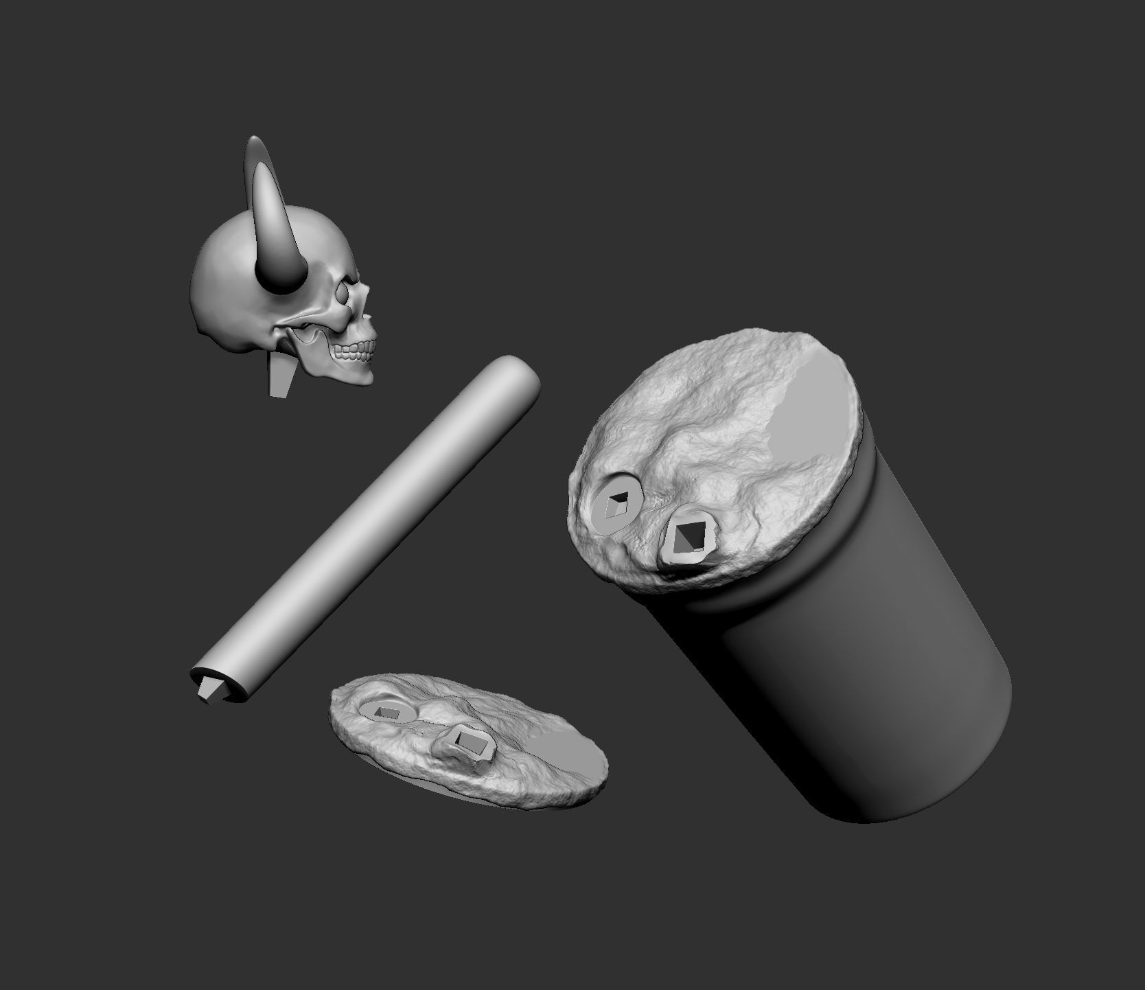 Boba Demon - 3d print model 3D print model_13