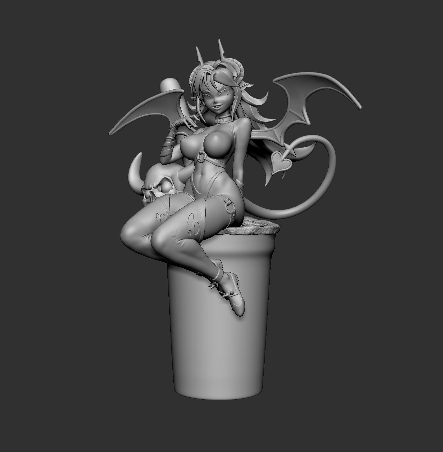 Boba Demon - 3d print model 3D print model_1