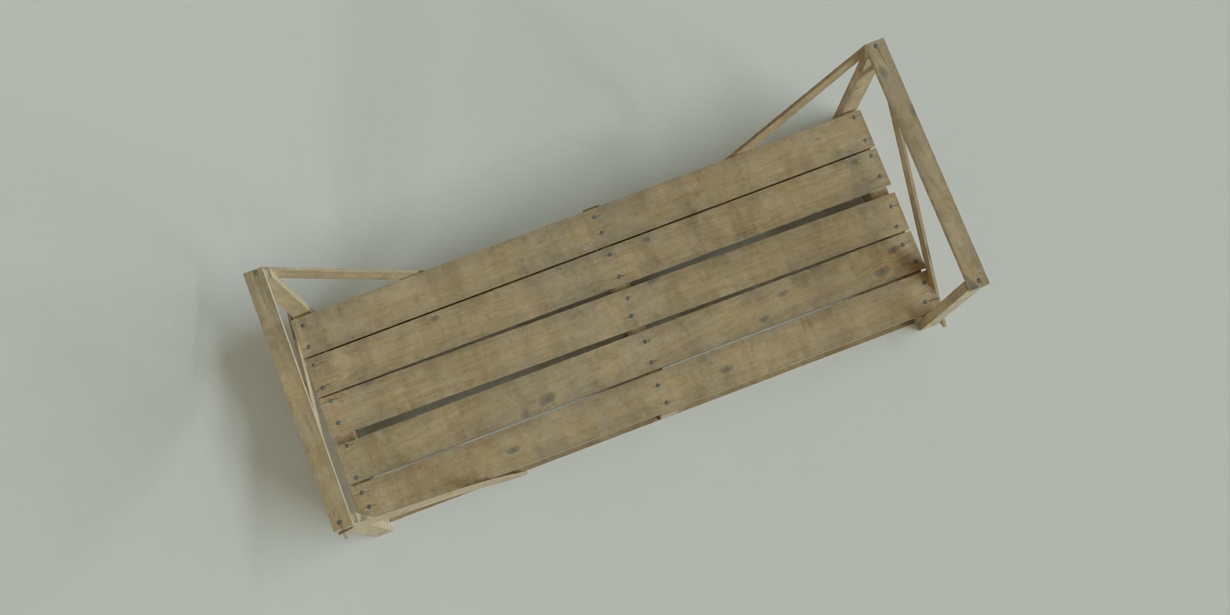 Big platform Low-poly 3D model_4