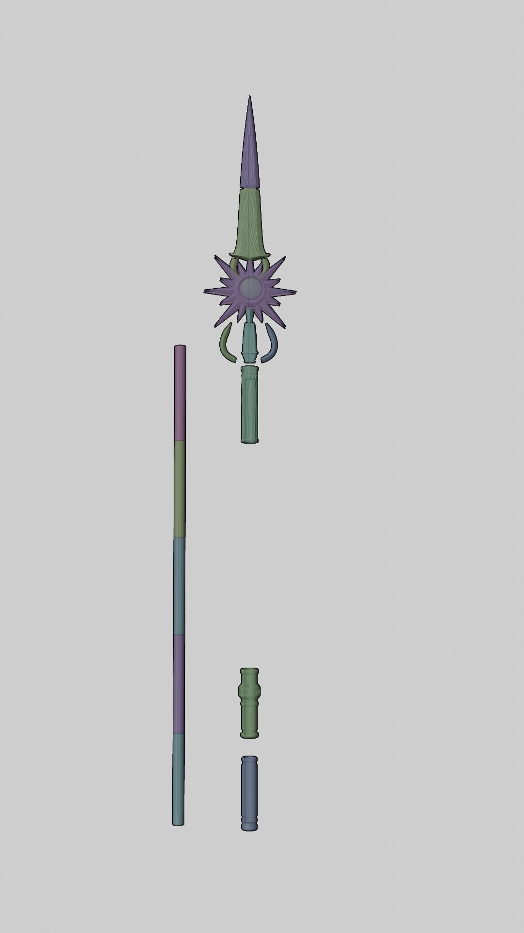 Spear of Night or Evening Baldurs Gate 3 3D print model_11