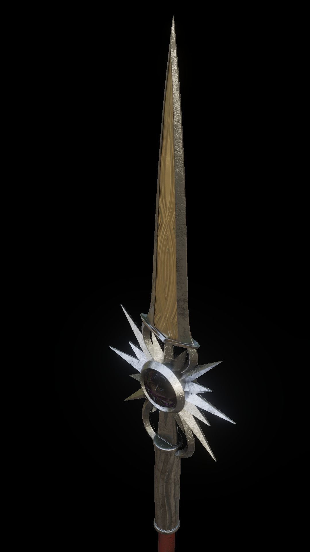 Spear of Night or Evening Baldurs Gate 3 3D print model_4