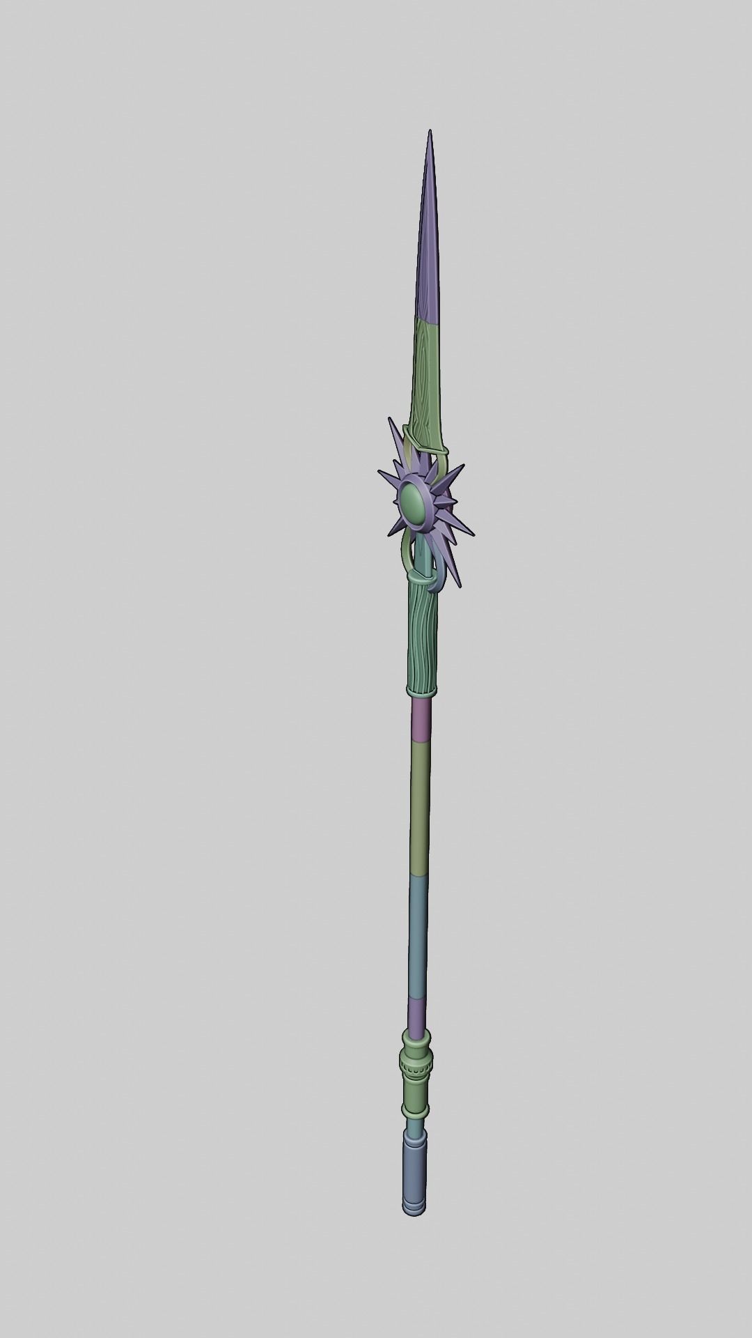 Spear of Night or Evening Baldurs Gate 3 3D print model_13