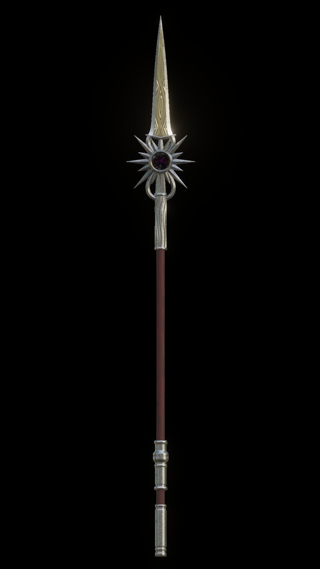 Spear of Night or Evening Baldurs Gate 3 3D print model_5