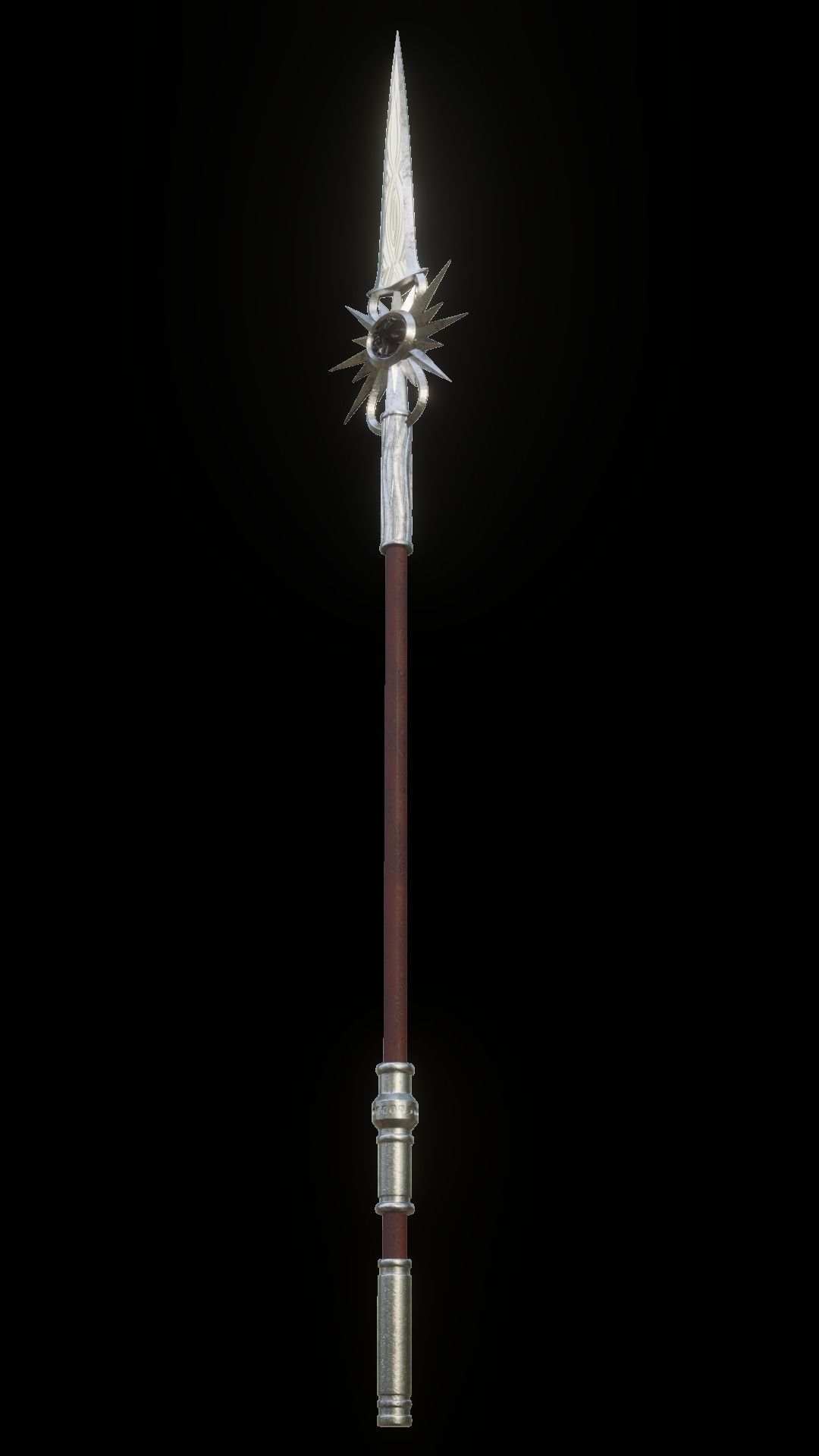 Spear of Night or Evening Baldurs Gate 3 3D print model_3