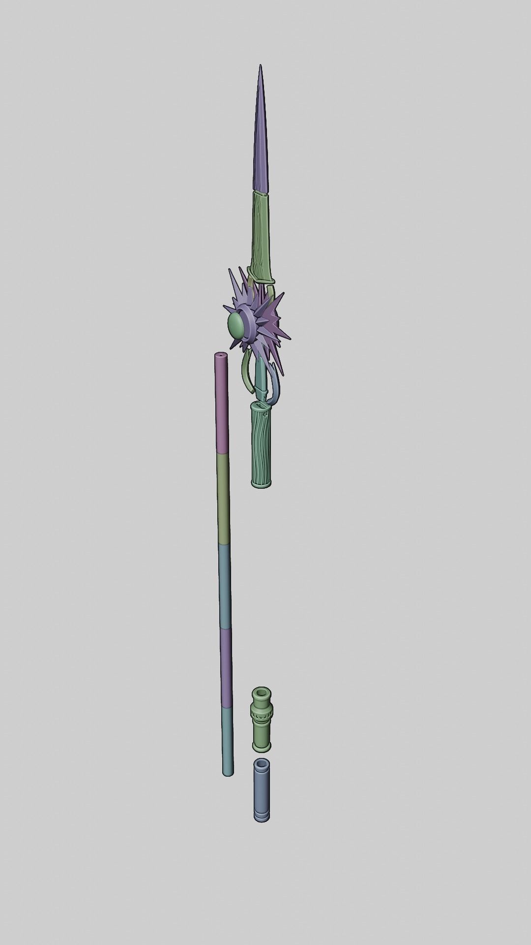 Spear of Night or Evening Baldurs Gate 3 3D print model_8