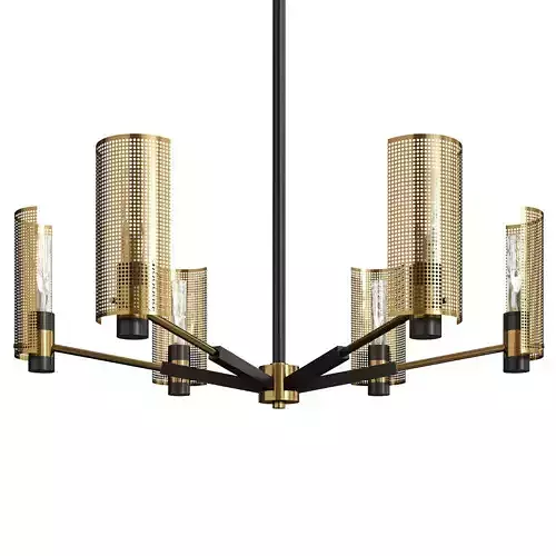Troy Pilsen Chandelier Low-poly 3D model