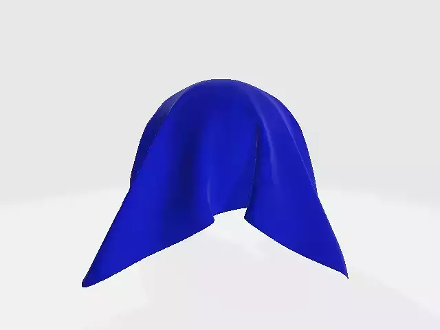 veil fabric Free 3D model