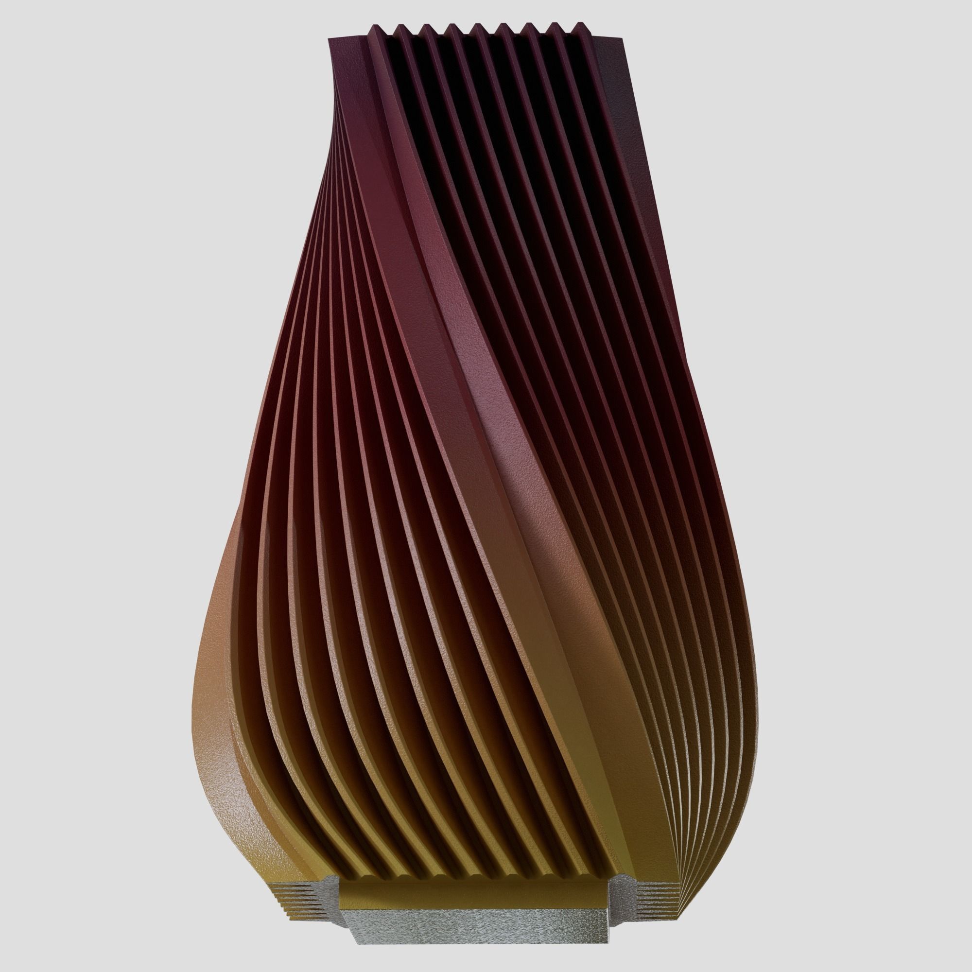 Spiral vase 3D model_4