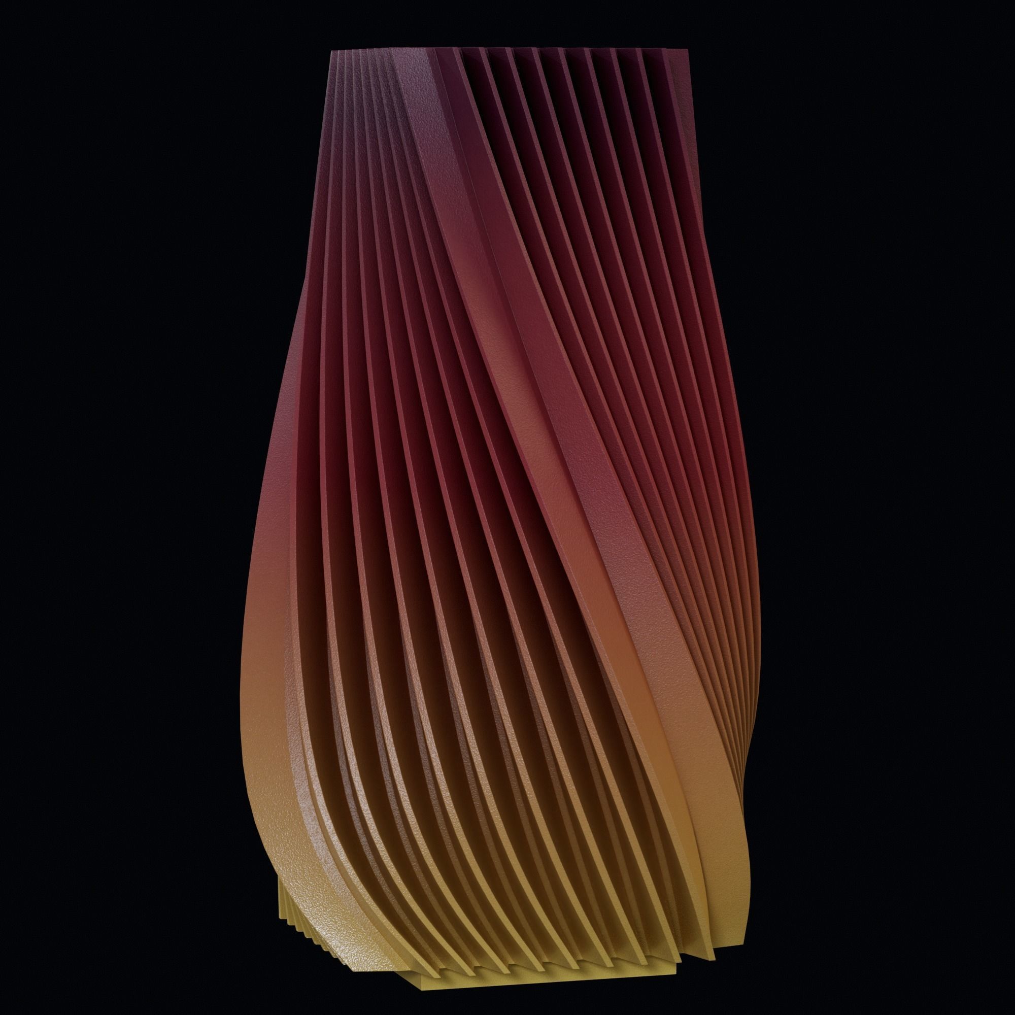 Spiral vase 3D model_6