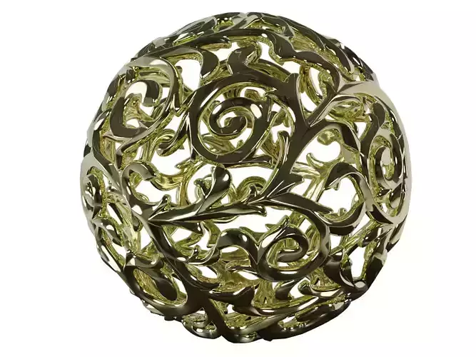 Scroll Ball 3D print model