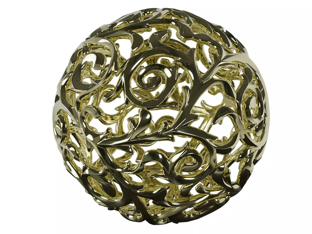 Scroll Ball 3D print model_0